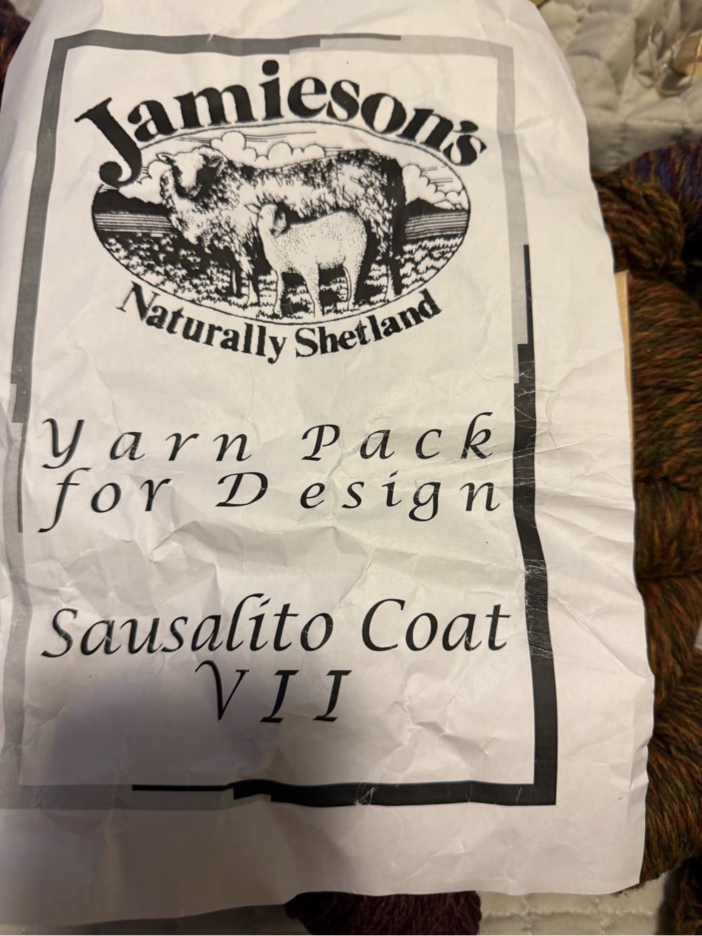 Jamieson’s Sausalito Coat VII Yarn Pack - Multicolor Shetland Wool